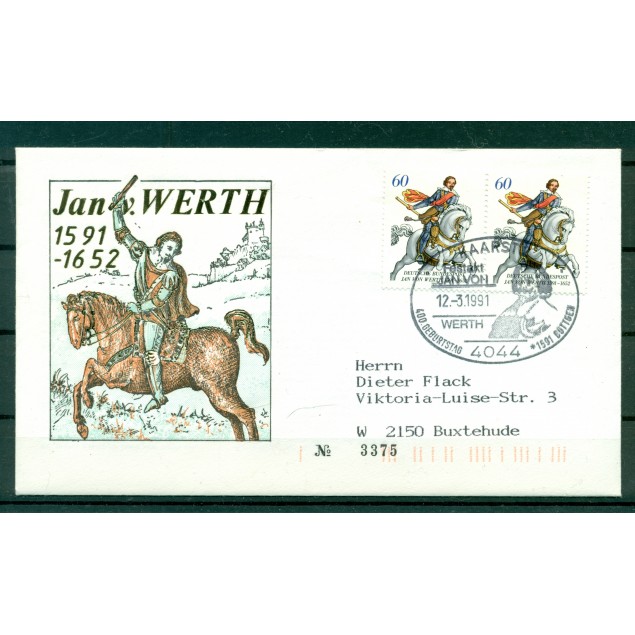 Germany 1991 - Y & T n.1336 - Jan von Werth (ii)
