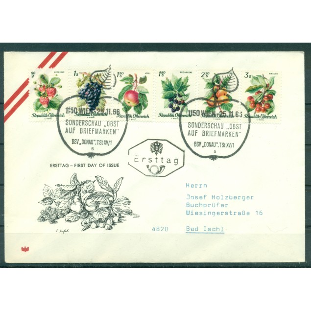 Austria 1966 - Y & T n. 1058/63 - Definitive