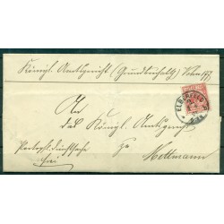 Germania 1889/1900 - Michel n. 47 - Serie ordinaria su lettera