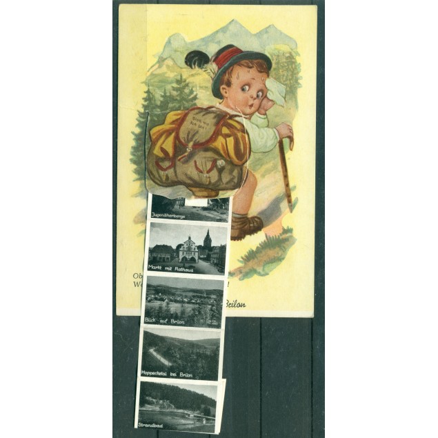 Germany 1957 - Postcard "Gruss aus Brilon"