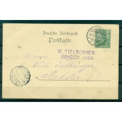 Germany 1900 - Michel n.55 - Definitive on postcard