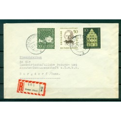 Allemagne  1959 - Michel n. 172 (Berlin) -  n. 279 + n. 280 (RFA) - Lettre recommandée