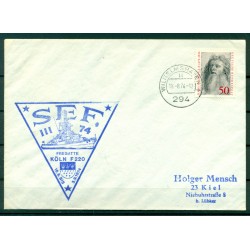 Allemagne 1974 - Enveloppe frégate Köln