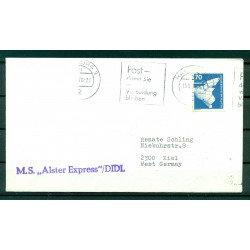 Allemagne 1976 - Enveloppe porte-conteneurs Alster Express / DIDL