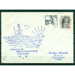 Germany 1974 - Cover frigate Braunschweig