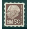 Saarland 1956-57 - Michel n. 393 - Presidente Heuss