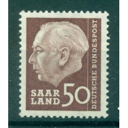 Saarland 1956-57 - Michel n. 393 - President Heuss (Y & T n. 375)