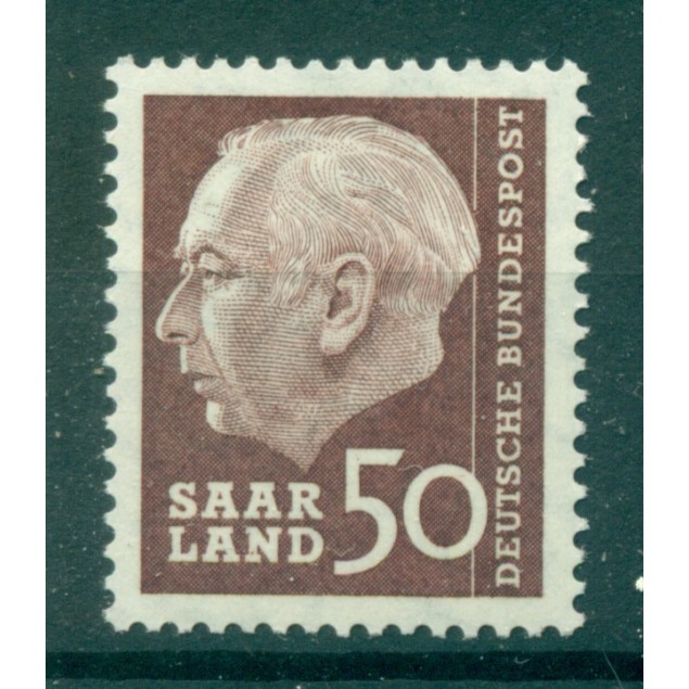 Saarland 1956-57 - Michel n. 393 - President Heuss