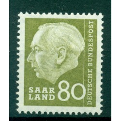 Saarland 1956-57 - Michel n. 396 - Presidente Heuss