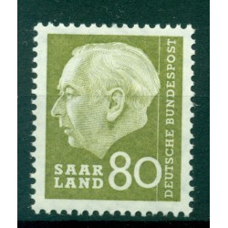 Sarre 1956-57 - Michel n. 396 - Président Heuss (Y & T n. 378)