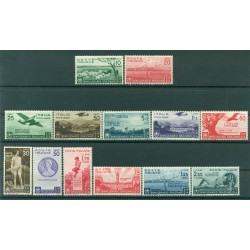 Italy 1936 - Y. & T. n. 378/85 + 91/95 air mail - Horace