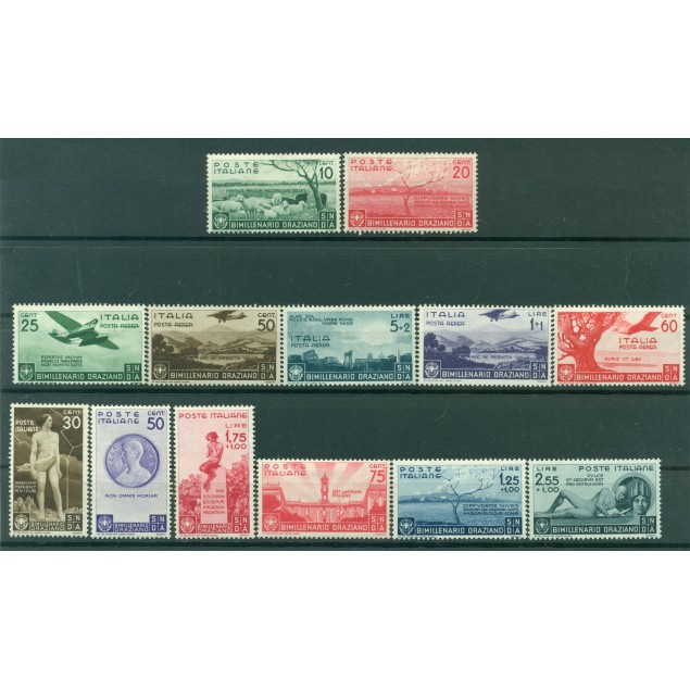 Italia 1936 - Y. & T. n. 378/85 + 91/95 posta aerea - Orazio