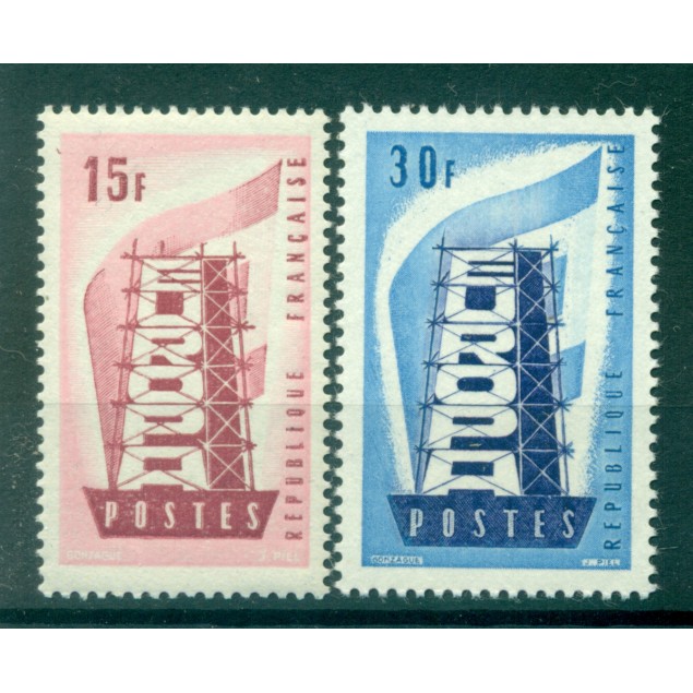 Francia - France 1956 - Mi.1104/05 - Europa Cept