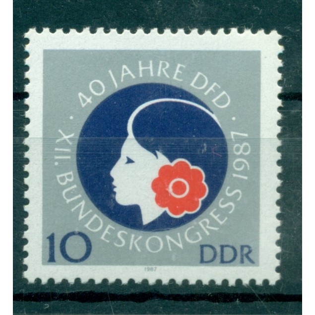 Allemagne - RDA 1987 - Y & T n. 2699 - Ligue démocratique des femmes allemandes (Michel n. 3079)