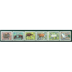 Germany - GDR 1980 - Y & T n. 2181/86 - Endangered Fauna (Michel n. 2522/27)