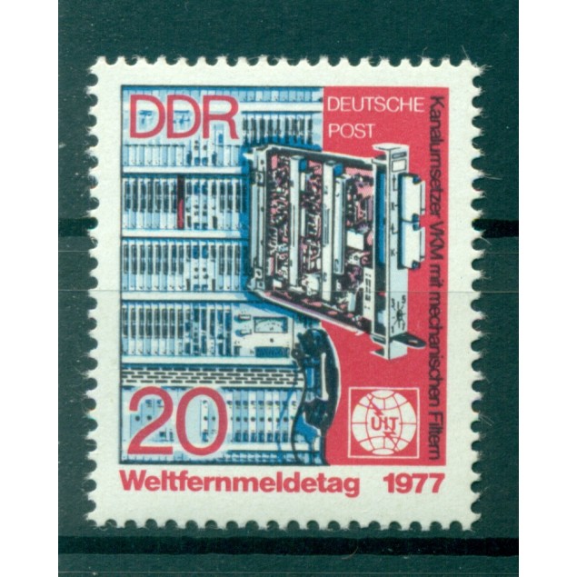 Germany - GDR 1977 - Y & T n. 1896 - International Telecommunication Day (Michel n. 2223)