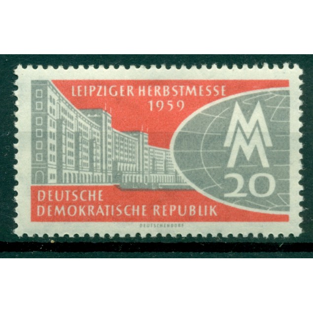 Allemagne - RDA 1959 - Y & T n. 426 - Foire d'automne de Leipzig (Michel n. 712)