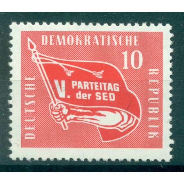 Allemagne - RDA 1958 - Y & T n. 351 - Parti socialiste unifié d'Allemagne (Michel n. 633)
