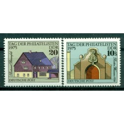 Allemagne - RDA 1975 - Y & T n. 1774/75 - Journée des philatélistes (Michel n. 2094/95)