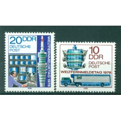 Germany - GDR 1978 - Y & T n. 1985/86 - International Telecommunication Day (Michel n. 2316/17)