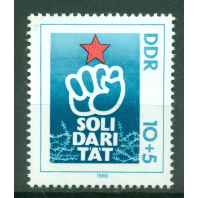 Allemagne - RDA 1980 - Y & T n. 2209 - Solidarité internationale  (Michel n. 2548)