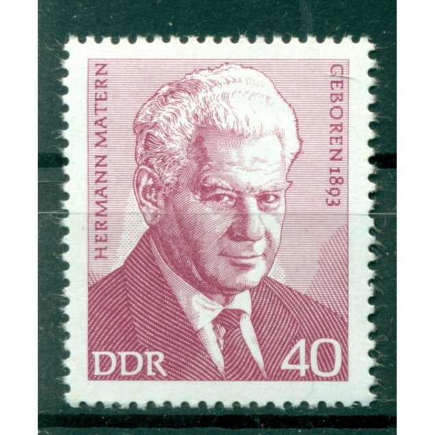 Allemagne - RDA 1973 - Y & T n. 1548 - Hermann Matern (Michel n. 1855)