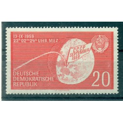 Germania - RDT 1959 - Y& T n. 437 - Volo di "Luna 2" (Michel n. 721)