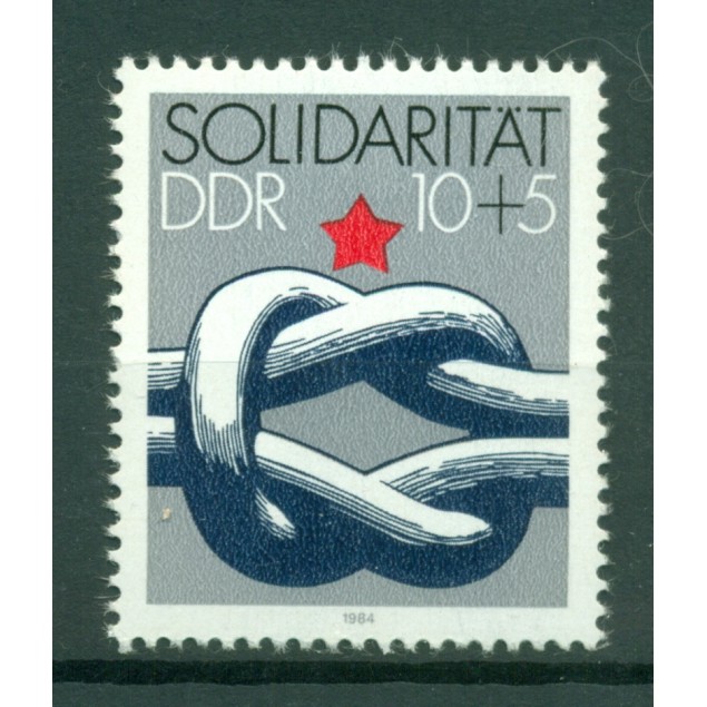 Germany - GDR 1984 - Y & T n. 2534 - Solidarity (Michel n. 2909)