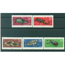 Germany - GDR 1963 - Y & T n. 681/85 - Wildlife protection (Michel n. 978/82)
