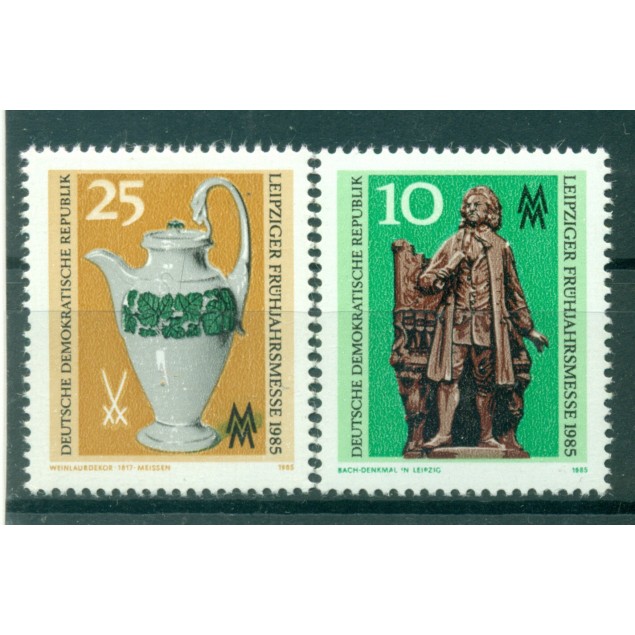 Germany - GDR 1985 - Y & T n. 2557/58 - Leipzig Spring Fair (Michel n. 2929/30)