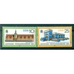 Allemagne - RDA 1984 - Y & T n. 2495/96 - Foire de printemps de Leipzig (Michel n. 2862/63)