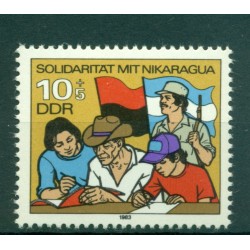 Germany - GDR 1983 - Y & T n. 2473 - Solidarity with Nicaragua (Michel n. 2834)