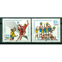 Allemagne - RDA 1983 - Y & T n. 2457/58 - Spartakiades de la jeunesse  (Michel n. 2814/15)