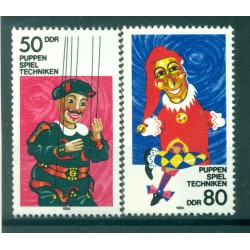 Allemagne - RDA 1984 - Y & T n. 2508/09 - Théâtre de marionnettes  (Michel n. 2876/77)