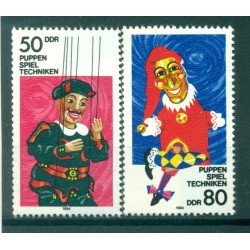 Germany - GDR 1984 - Y & T n. 2508/09 - Puppet theater (Michel n. 2876/77)