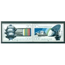 Germania - RDT 1980 - Y& T n. 2154/55 - Deutsche Post (Michel n. 2490/91)