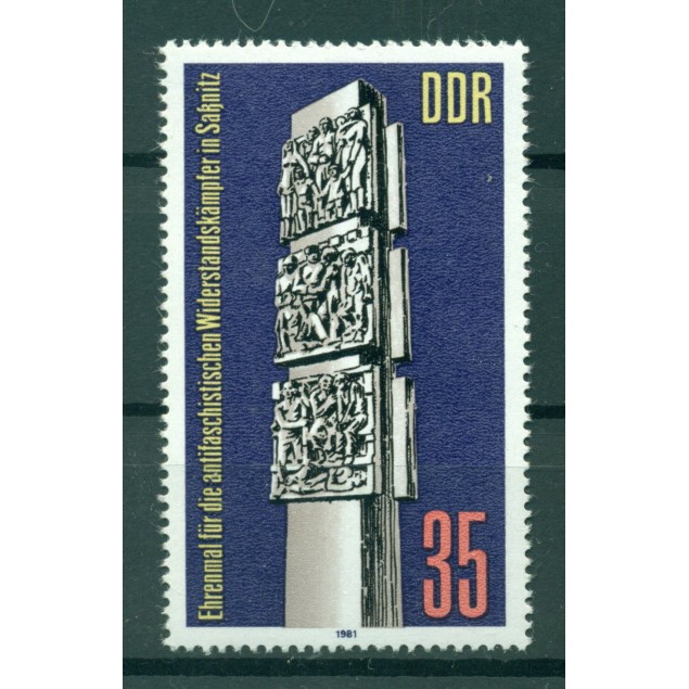 Allemagne - RDA 1981 - Y & T n. 2293 - Monuments de Sassnitz  (Michel n. 2639)