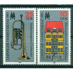 Allemagne - RDA 1985 - Y & T n. 2587/88 - Foire d'automne de Leipzig (Michel n. 2963/64)