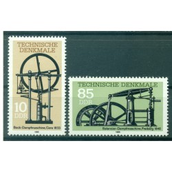 Germania - RDT 1985 - Y& T n. 2581/82 - Macchine a vapore antiche (Michel n. 2957/58)