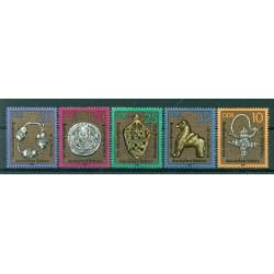 Allemagne - RDA 1978 - Y & T n. 1973/77 - Objets précieux des pays slaves (Michel n. 2303/07)