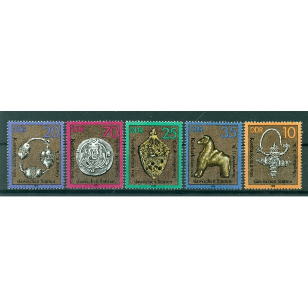Germany - GDR 1978 - Y & T n. 1973/77 - Precious objects from the Slavic countries (Michel n. 2303/07)
