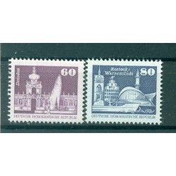 Allemagne - RDA 1981 - Y & T n. 2303/04 - Série courante (Michel n. 2649/50)