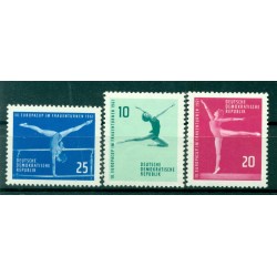 Germany - GDR 1961 - Y & T n. 546/48 - Women's gymnastic (Michel n. 830/32)