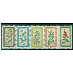 Germania - RDT 1960 - Y& T n. 471/75 - Flora officinale (Michel n. 757/61)