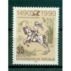 Germany - GDR 1990 - Y & T n. 2899 - International postal relations  (Michel n. 3299)