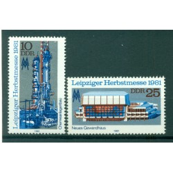 Allemagne - RDA 1981 - Y & T n. 2291/92 - Foire d'automne de Leipzig (Michel n. 2634/35)