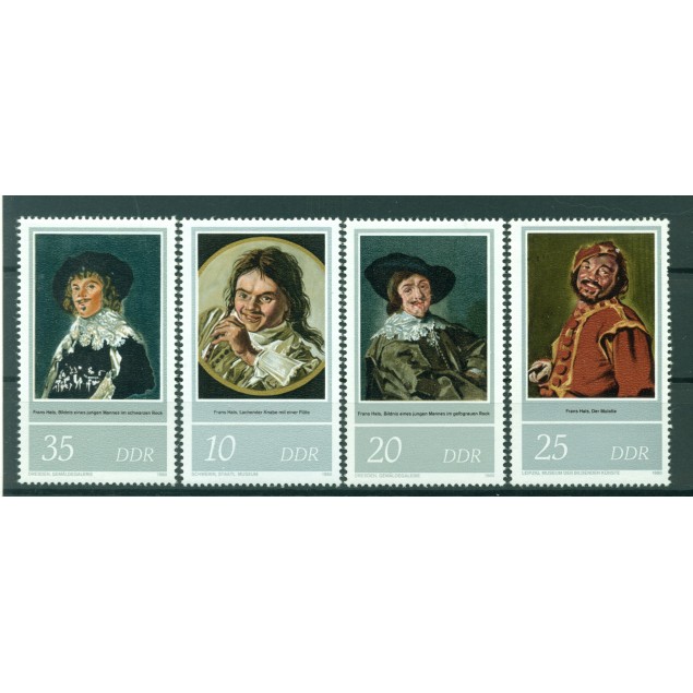 Germania - RDT 1980 - Y& T n. 2205/08 - Frans Hals (Michel n. 2543/46)