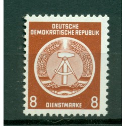 Germania - RDT 1954 - Y & T n. 3 francobolli di servizio - Stemmi (Michel n. 3 x)