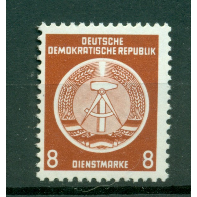 Germania - RDT 1954 - Y & T n. 3 francobolli di servizio - Stemmi (Michel n. 3 x)