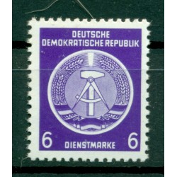 Germania - RDT 1954 - Y & T n. 2 francobolli di servizio - Stemmi (Michel n. 2 x)